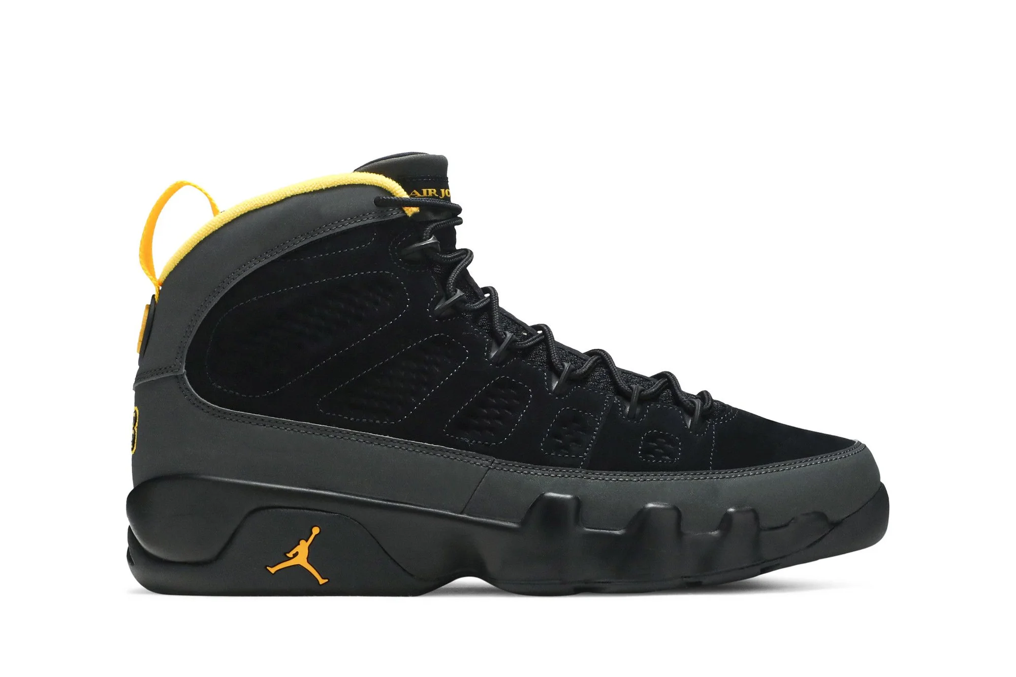 Air Jordan 9 Retro ‘Black Dark Charcoal University Gold’ CT8019-070