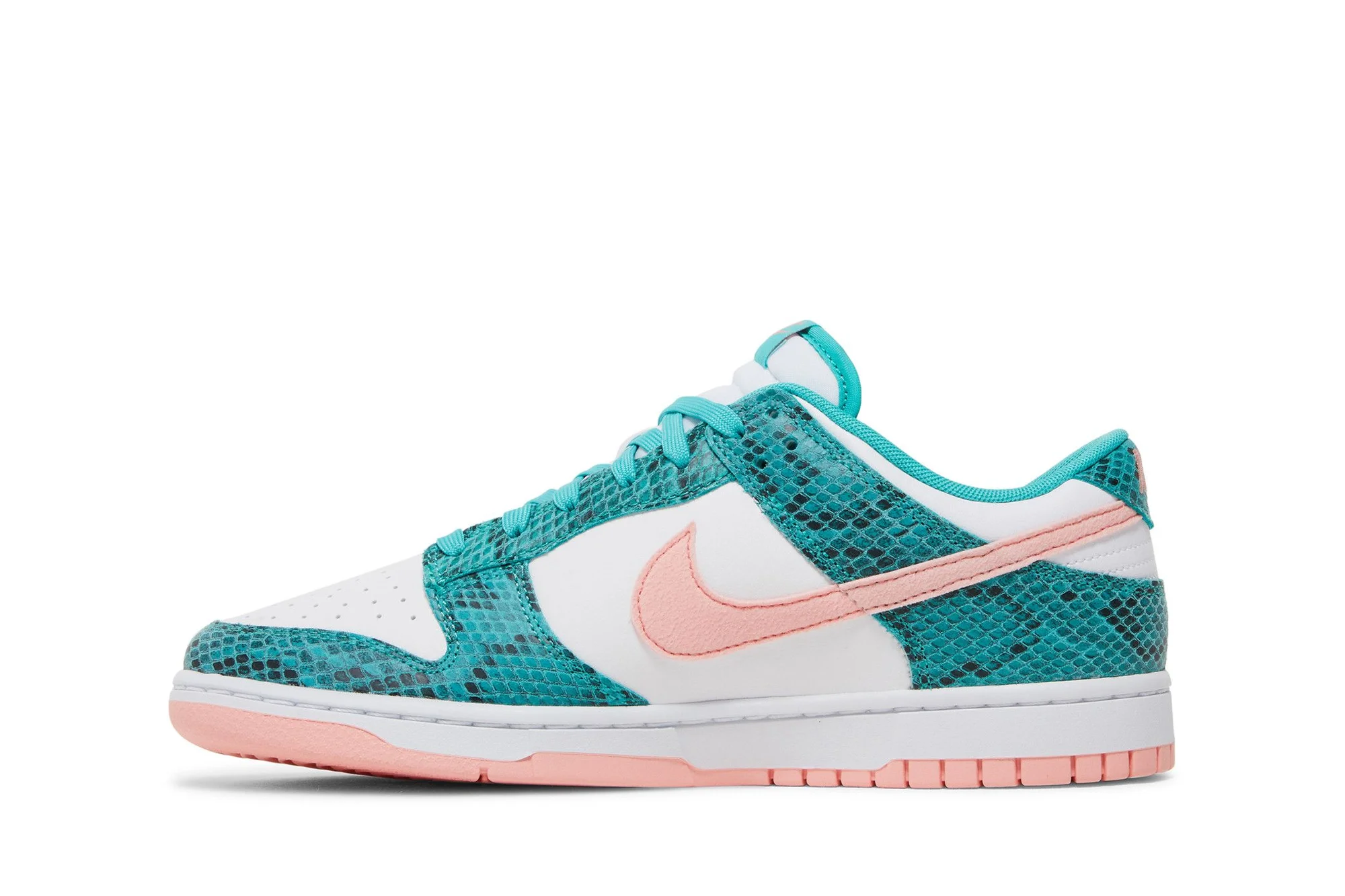 Nike Dunk Low ‘Washed Teal Snakeskin’ DR8577-300 - Image 3