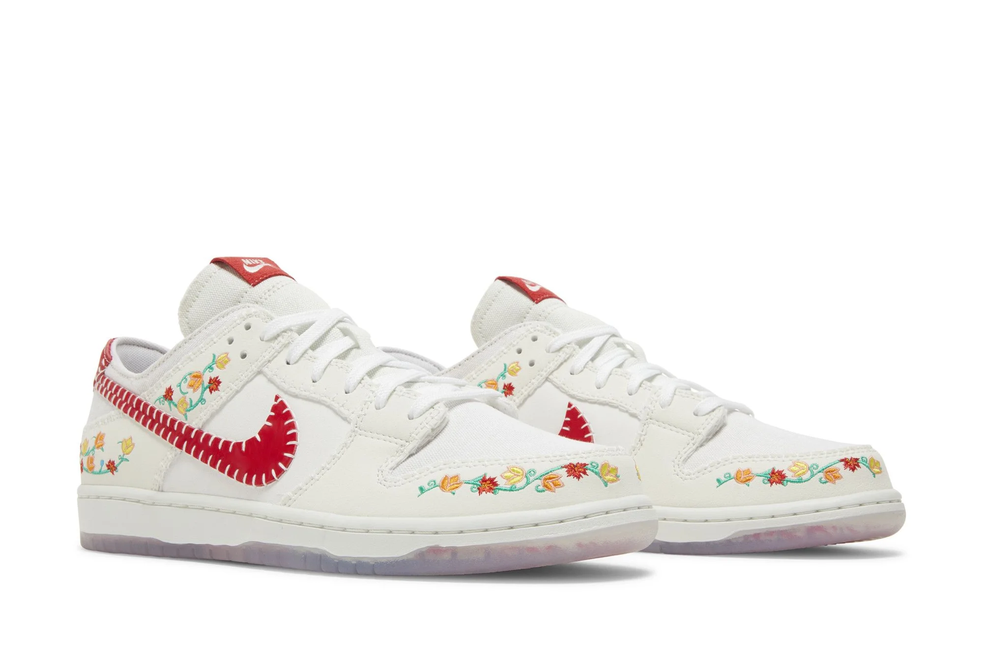 Nike SB Dunk Low ‘N7 Opti Yellow University Red’ FD6951-700 - Image 8