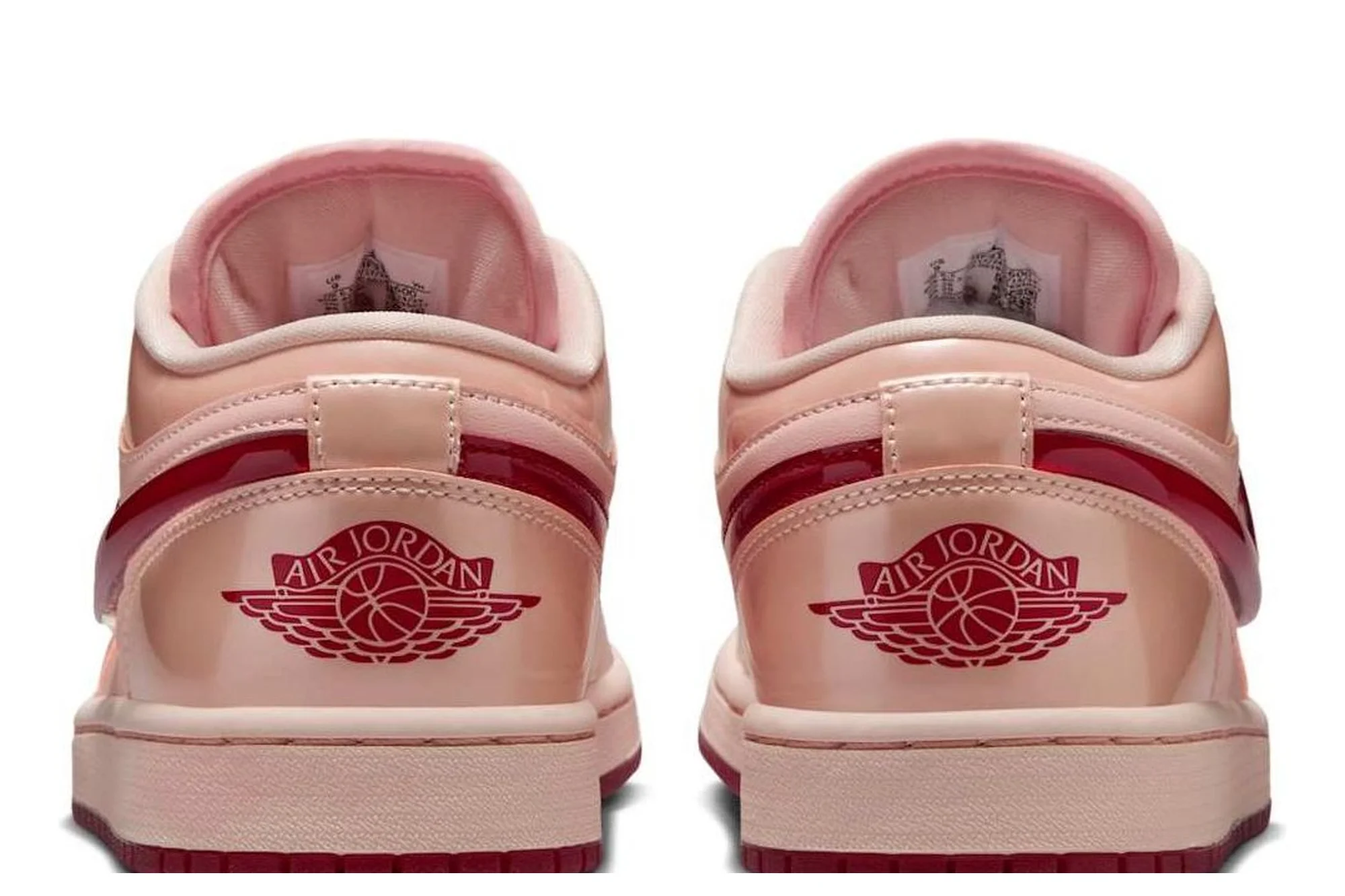 Air Jordan 1 Low Patent ‘Valentine’s Day’ HF3174-600 - Image 3